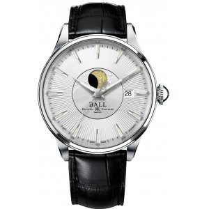 Zegarek męski Ball Trainmaster Moon Phase NM3082D-LLJ-SL